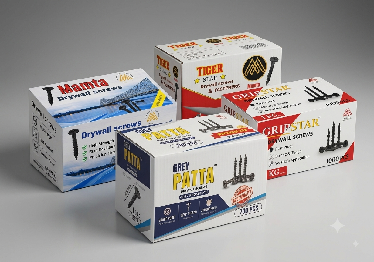 All four Mamta Enterprises brands — Mamta, Tigerstar, Gripstar and Grey Patta